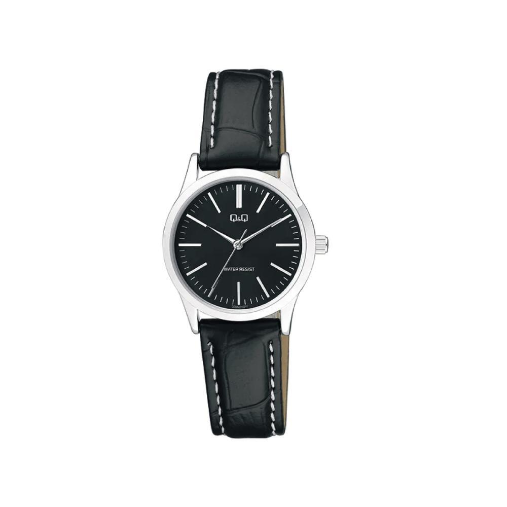 Reloj para Dama Q&Q C09A-015PY P8880 30 mm Color Negro