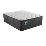 Colchón Simmons Beautysleep Medium Firm Pillow Top P8894 | 3 Plazas Color Blanco Texturado Contorno Gris-1752245199486