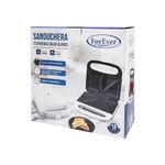 Sanduchera Forever P8930 | 2 Rebanadas 750 Watts Color Negro-1752593213655
