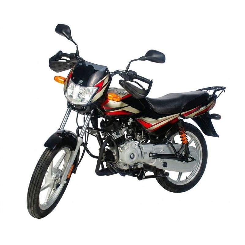 MOTO BAJAJ CT 100 ES N/ROJO 2027-1778772338179